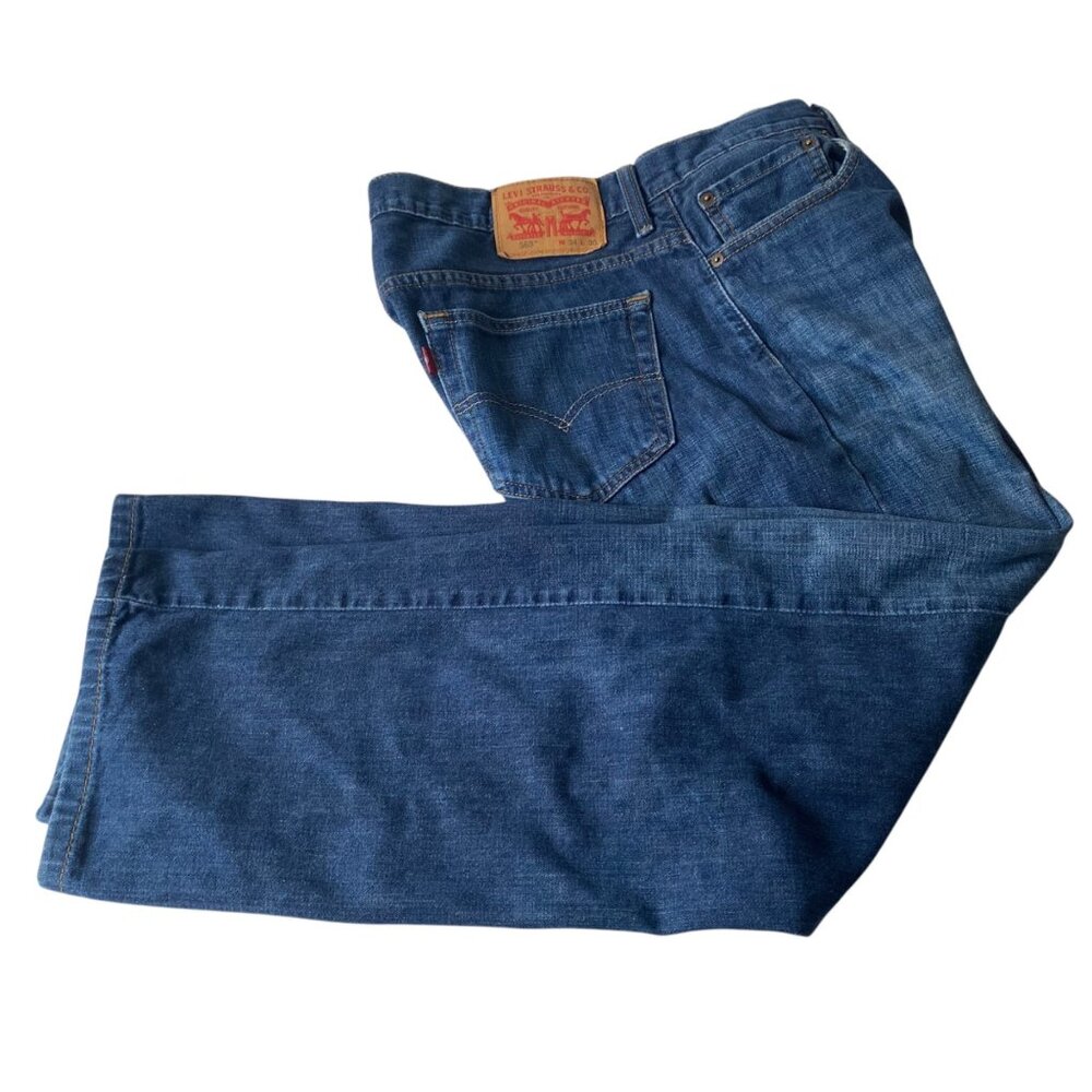 Vintage Levis‎ 569 Mens Straight Fit Blue Denim Jeans Medium Wash W34 L30